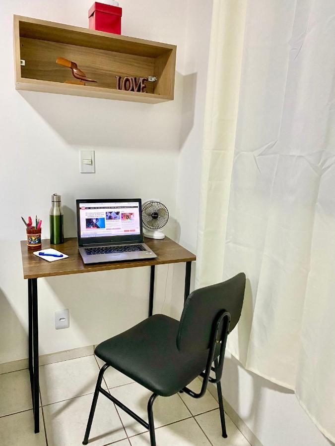 Apto No Centro Perto Do Shopping Com 2 Quartos De Casal Arcond Wifi Fibra Homeoffice E Garagem Em دورادوس المظهر الخارجي الصورة