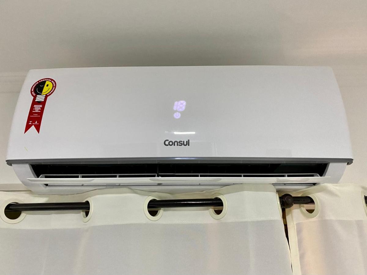 Apto No Centro Perto Do Shopping Com 2 Quartos De Casal Arcond Wifi Fibra Homeoffice E Garagem Em دورادوس المظهر الخارجي الصورة
