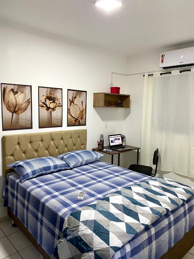 Apto No Centro Perto Do Shopping Com 2 Quartos De Casal Arcond Wifi Fibra Homeoffice E Garagem Em دورادوس المظهر الخارجي الصورة